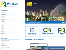Tablet Screenshot of go.anasps.org.br